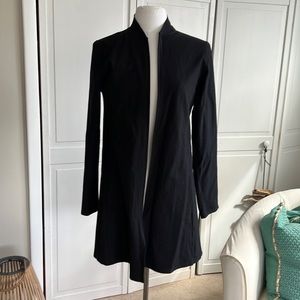 Eileen Fisher classic long jacket.